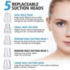Exfoliate and Clear Pores Blackhead Remover Vacuum Pore Cleaner