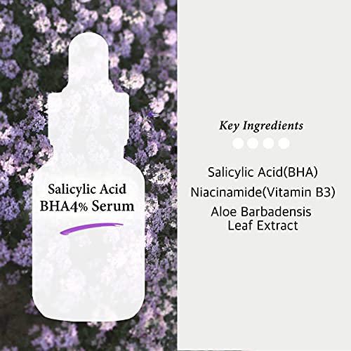 Salicylic Acid 4% Exfoliant Facial Serum with Niacinamide