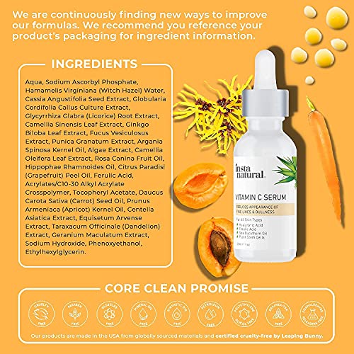Vitamin C Skin Care Bundle - Face Wash, Skin Toner