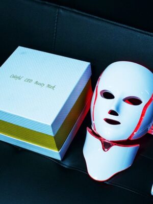 This LED facial mask Anti Acne Therapy Face Whitening Skin