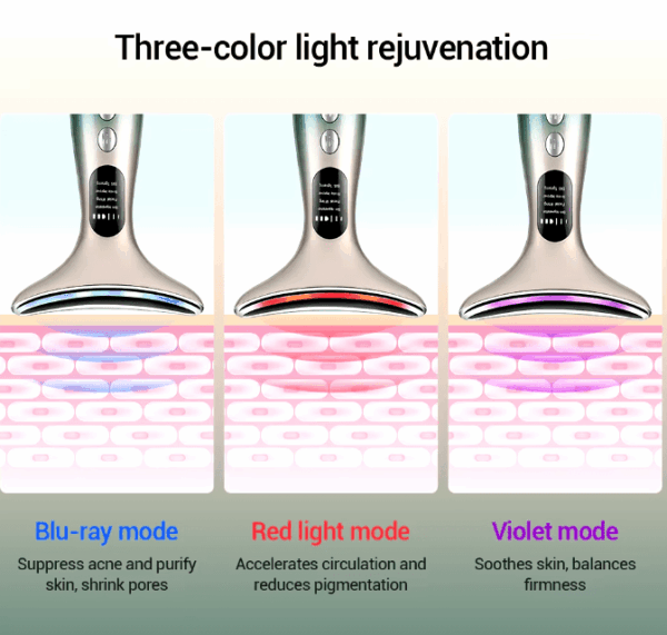 Multi-Function Neck and Face Lifting Device – Sonic Vibration & Light Therapy for Anti-Aging 1 Multi-Function Neck and Face Lifting Device – Sonic Vibration & Light Therapy for Anti-Aging
