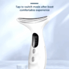 Compact facial massager with microcurrent RF for lifting and anti-wrinkle effects, perfect for home and travel.