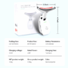 Portable EMS Face Lifting Massager with Red and Blue Light Therapy for Skin Vitality