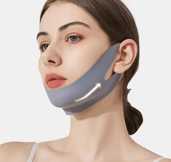 V-Face Sculpting Sleep Mask – Comfortable Facial Shaping Anytime, Anywhere 1 Comfortable V-face lifting sleep mask for overnight facial shaping.